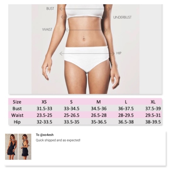 Deep V Backless Black Mini Dress with Glitter - Picture 8 of 8